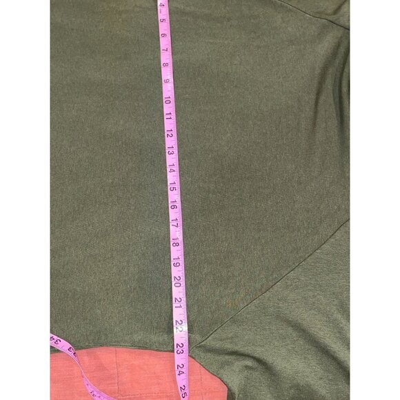 NWT Bryn Walker Olive Green Cowl Neck 3/4 Sleeve Loose Fit Tunic Top womens Smal - Picture 9 of 11